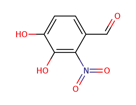 Molecular Structure of 50545-37-4 (3,4-DIHYDROXY-2-NITROBENZALDEHYDE)