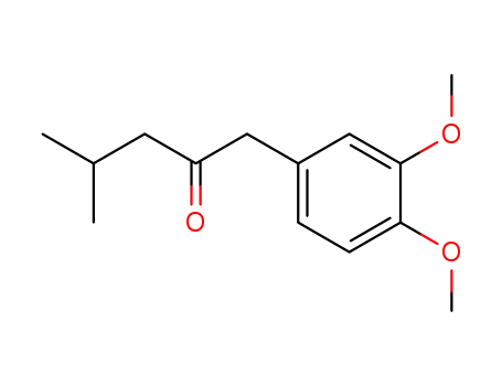 1-(3,4-dimethoxyphenyl)-4-methyl-pentan-2-one