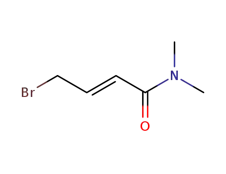 Molecular Structure of 137131-09-0 ((E)-4-bromobut-2-enoic acid dimethylamide)