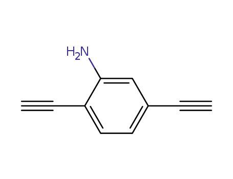 Molecular Structure of 137000-70-5 (Benzenamine, 2,5-diethynyl-)