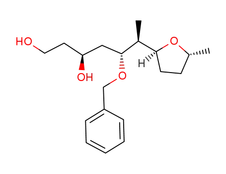 1,3-Heptanediol,
5-(phenylmethoxy)-6-[(2S,5R)-tetrahydro-5-methyl-2-furanyl]-,
(3S,5R,6R)-