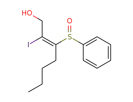 2-Hepten-1-ol, 2-iodo-3-(phenylsulfinyl)-, (2E)-