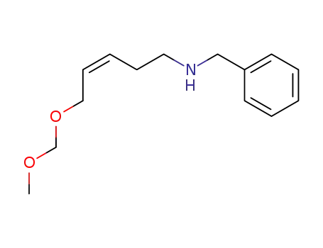 N-benzyl-N-(5-(methoxymethoxy)pent-3(Z)-enyl)amine