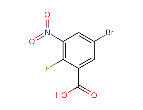 5-Bromo-2-fluoro-3-nitrobenzoic acid cas no. 1153279-80-1 98%