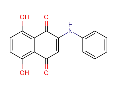 2-phenylamino-5,8-dihydroxy-1,4-naphthoquinone