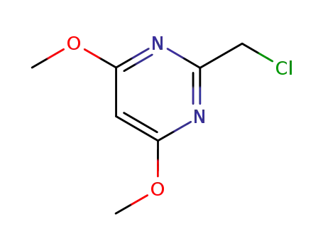 Molecular Structure of 114108-86-0 (2-Chloromethyl-4,6-dimethoxypyrimidine)