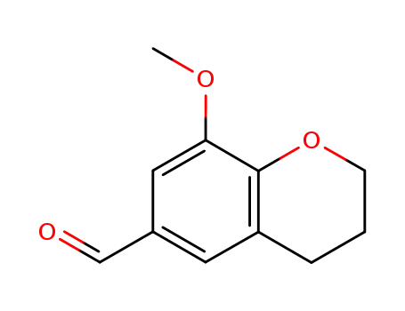 methoxy-8 dihydro-3,4 2H-benzopyranne-1 carbaldehyde-6
