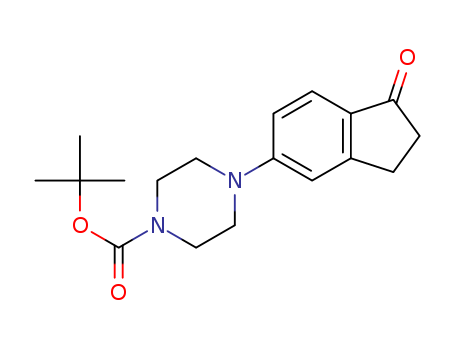 tert-Butyl 4-(1-oxo-2,3-dihydro-1H-inden-5-yl)piperazine-1-carboxylate