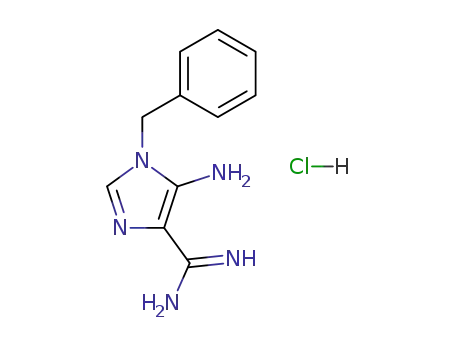 5-Amino-1-benzyl-1H-imidazole-4-carboxamidine Hydrochloride