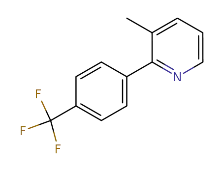 Molecular Structure of 884600-94-6 (Pyridine, 3-methyl-2-[4-(trifluoromethyl)phenyl]-)