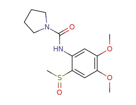 N-(pyrrolidinylcarbonyl)-2-(methylsulfinyl)-4,5-dimethoxyaniline