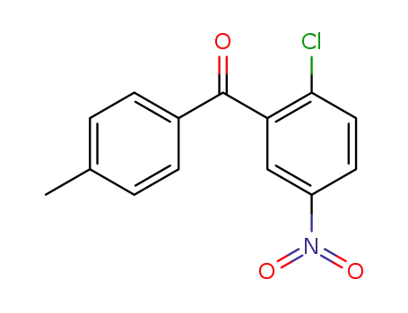 Molecular Structure of 35485-71-3 ((2-chloro-5-nitrophenyl)(4-methylphenyl)methanone)