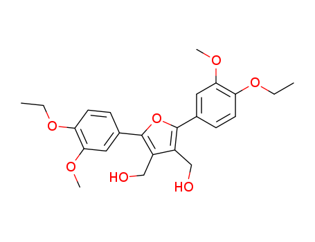 3,4-Furandimethanol, 2,5-bis(4-ethoxy-3-methoxyphenyl)-