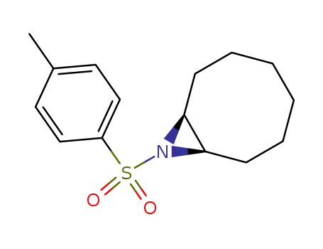 Molecular Structure of 146041-79-4 (9-Azabicyclo[6.1.0]nonane, 9-[(4-methylphenyl)sulfonyl]-, (1R,8S)-rel-)