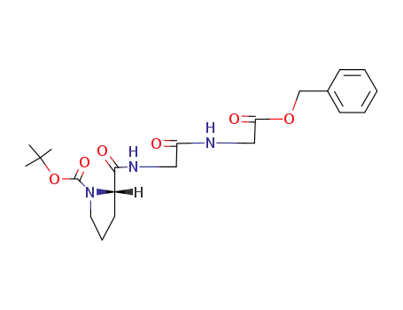 Molecular Structure of 31953-81-8 (Glycine, 1-[(1,1-dimethylethoxy)carbonyl]-L-prolylglycyl-, phenylmethyl
ester)