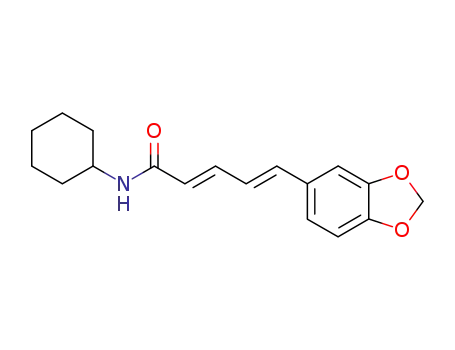 (2E,4E)-5-(benzo[d][1,3]dioxol-5-yl)-N-cyclohexylpenta-2,4-dienamide