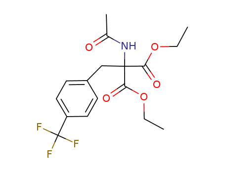 diethyl 2-(acetylamino)-2-[4-(trifluoromethyl)benzyl]malonate