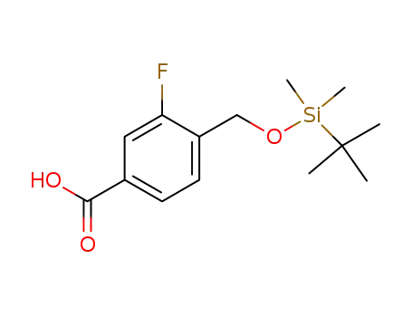 4-(tert-butyl-dimethyl-silanyloxymethyl)-3-fluoro-benzoic acid