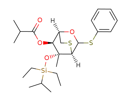 phenyl 2,6-anhydro-3-O-(diethylisopropylsilyl)-4-O-isobutyryl-3-C-methyl-1,2-dithio-L-mannopyranoside