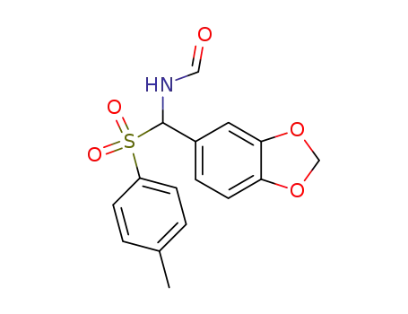 Formamide, N-[1,3-benzodioxol-5-yl-[(4-methylphenyl)sulfonyl]methyl]-