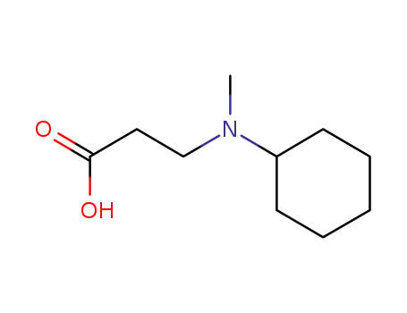 Molecular Structure of 114084-70-7 (b-Alanine, N-cyclohexyl-N-methyl-)