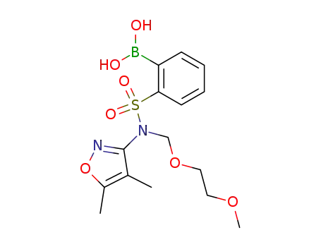 [2-[[(4,5-dimethyl-3-isoxazolyl)[(2-methoxyethoxy)methyl]amino]-sulfonyl]phenyl]boronic acid