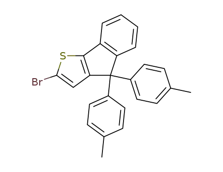 4H-Indeno[1,2-b]thiophene, 2-bromo-4,4-bis(4-methylphenyl)-