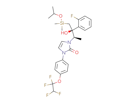 1-[(1R,2S)-2-(2-fluorophenyl)-2-hydroxy-3-(isopropoxydimethylsilyl)-1-methylpropyl]-3-[4-(1,1,2,2-tetrafluoroethoxy)phenyl]-2(1H,3H)-imidazolone