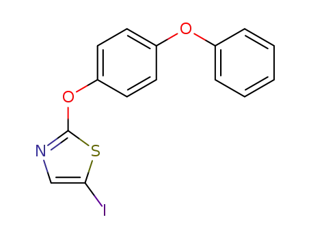 Molecular Structure of 903886-77-1 (Thiazole, 5-iodo-2-(4-phenoxyphenoxy)-)