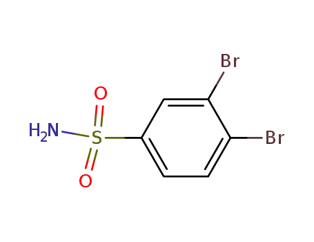 Molecular Structure of 477843-34-8 (3,4-Dibromobenzenesulfonamide)