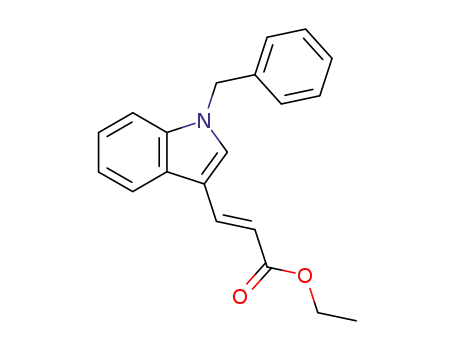 2-Propenoic acid, 3-[1-(phenylmethyl)-1H-indol-3-yl]-, ethyl ester, (E)-