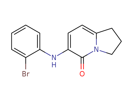6-(2-BROMOPHENYLAMINO)-2,3-DIHYDRO-1H-INDOLIZIN-5-ONE