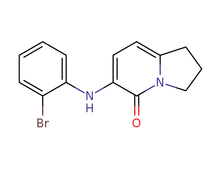 6-(2-BROMOPHENYLAMINO)-2,3-DIHYDRO-1H-INDOLIZIN-5-ONE
