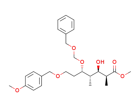 (2S,3R,4S,5S)-5-Benzyloxymethoxy-3-hydroxy-7-(4-methoxy-benzyloxy)-2,4-dimethyl-heptanoic acid methyl ester