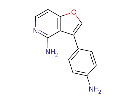 Furo[3,2-c]pyridin-4-amine, 3-(4-aminophenyl)-
