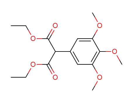 Molecular Structure of 637356-88-8 (DIETHYL 3,4,5-TRIMETHOXYPHENYL MALONATE)