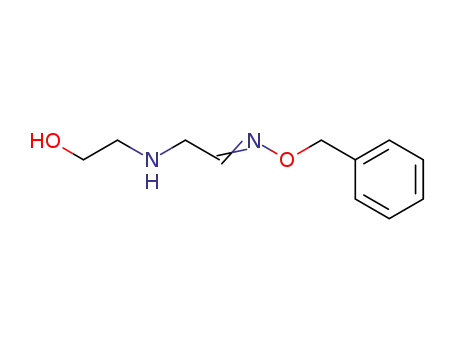 Acetaldehyde, 2-[(2-hydroxyethyl)amino]-, O-(phenylmethyl)oxime