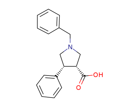 (3R,4S)-1-Benzyl-4-phenyl-3-pyrrolidinecarboxylic acid
