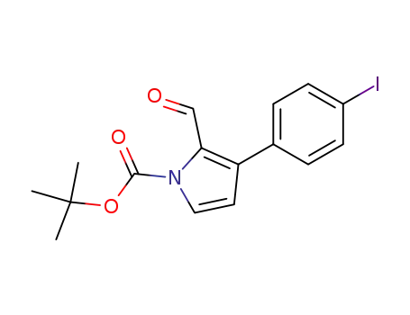 1H-Pyrrole-1-carboxylic acid, 2-formyl-3-(4-iodophenyl)-,
1,1-dimethylethyl ester