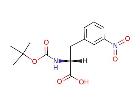 Molecular Structure of 158741-21-0 (BOC-D-3-NITROPHENYLALANINE)
