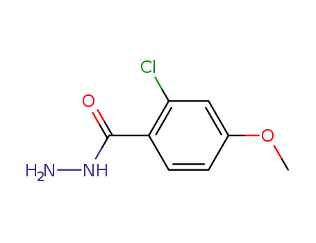 Molecular Structure of 719274-51-8 (2-chloro-4-methoxybenzohydrazide)