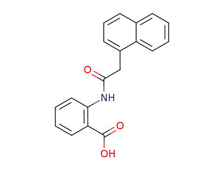Molecular Structure of 101895-37-8 (2-[(1-NAPHTHYLACETYL)AMINO]BENZOIC ACID)