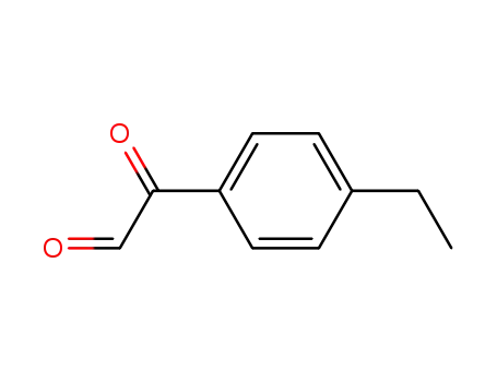 Molecular Structure of 14333-92-7 (2-(4-ethylphenyl)-2-oxoacetaldehyde hydrate)