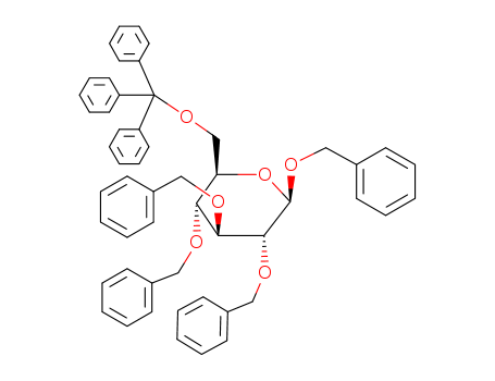 b-D-Glucopyranoside, phenylmethyl2,3,4-tris-O-(phenylmethyl)-6-O-(triphenylmethyl)-