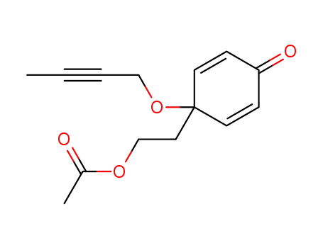 2-(1-(but-2-yn-1-yloxy)-4-oxocyclohexa-2,5-dien-1-yl)ethyl acetate