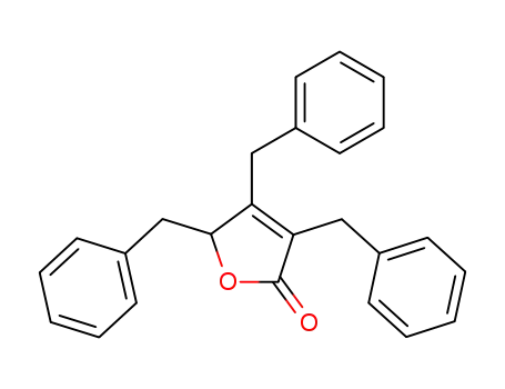 2,3,4-tribenzyl-γ-butyro-2-en-lactone
