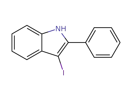 1H-Indole, 3-iodo-2-phenyl-