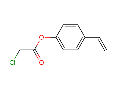 Molecular Structure of 861446-20-0 (4-chloroacetoxystyrene)