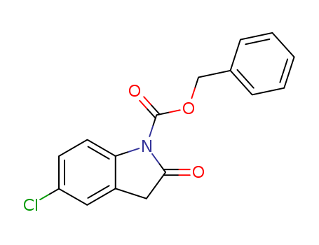 1H-Indole-1-carboxylic acid, 5-chloro-2,3-dihydro-2-oxo-, phenylmethyl ester