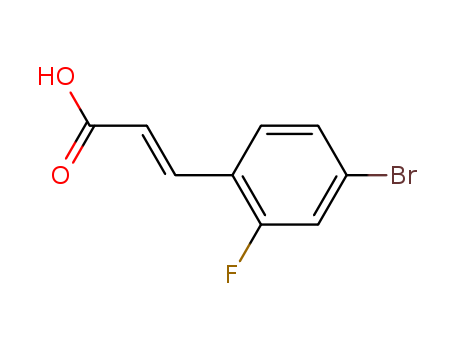 2-Propenoicacid, 3-(4-bromo-2-fluorophenyl)-